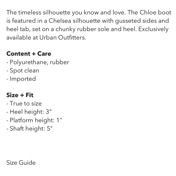 LAST ONE ⭐️ NWT Urban Outfitters Chloe Chelsea Timeless boot (7) - Picture 5 of 14